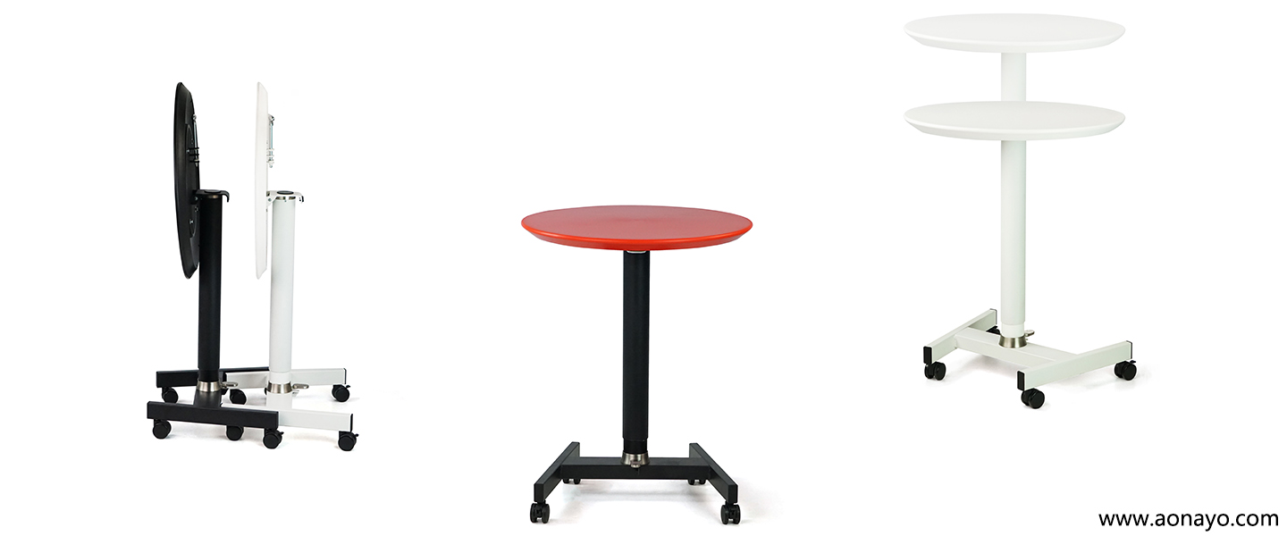 aonayo furniture bar table Portable Adjustable Lectern Presentation Podium Stand movable and heigh adjustable table (2).jpg