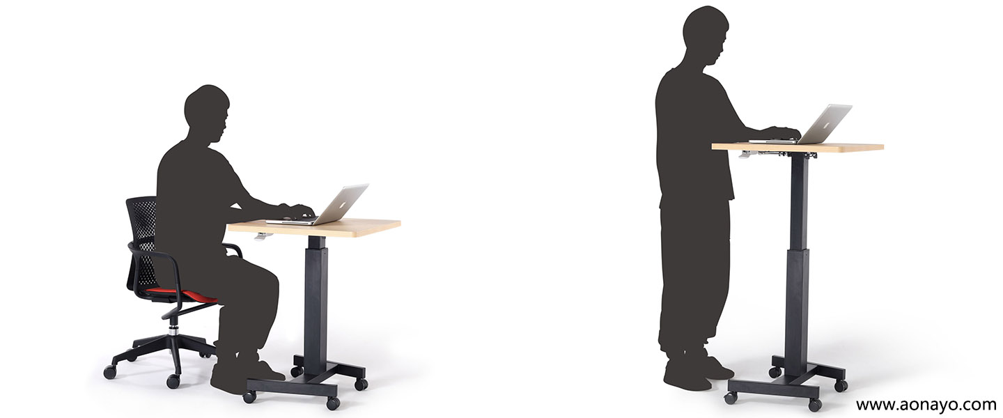 aonayo furniture bar table Portable Adjustable Lectern Presentation Podium Stand movable and heigh adjustable table (2).jpg