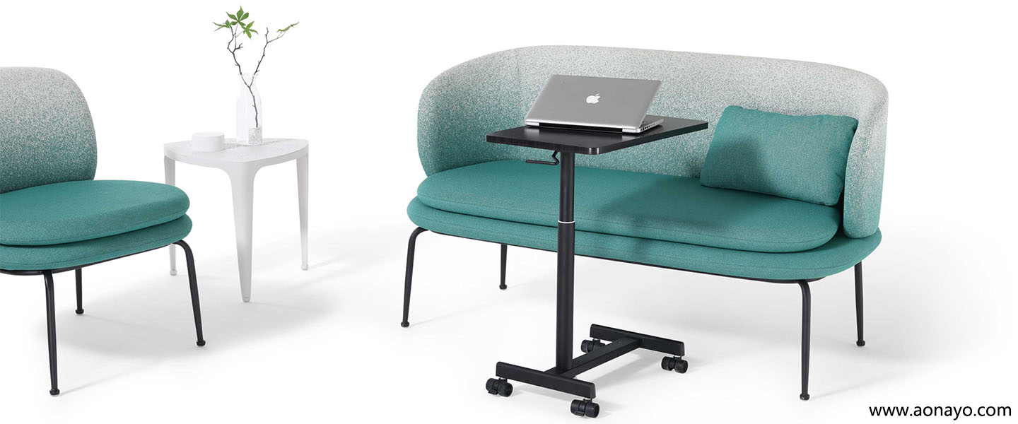 aonayo furniture coffee table bar table Portable Adjustable Lectern Presentation Podium Stand movable and heigh adjustable table (2).jpg