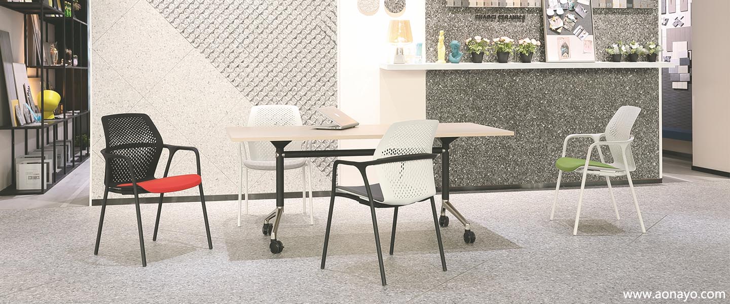 flip top training table foldable Conference Table Easy to Store and Move folding table (2).jpg